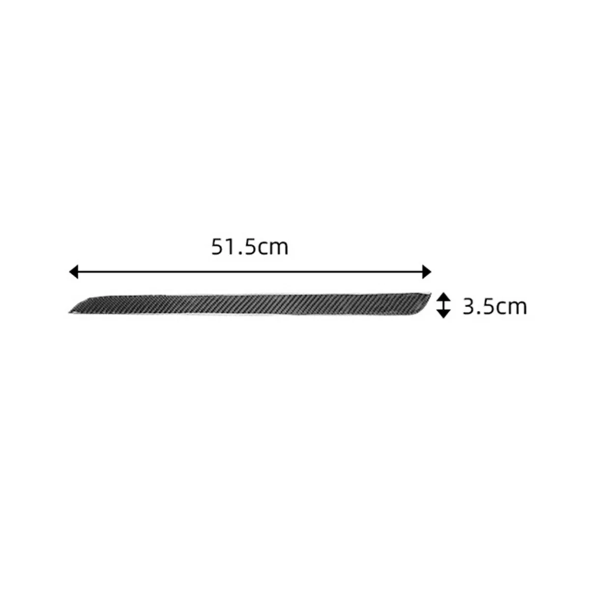 Внутренняя Панель Co-Pilot из углеродного волокна для приборной панели Декоративная