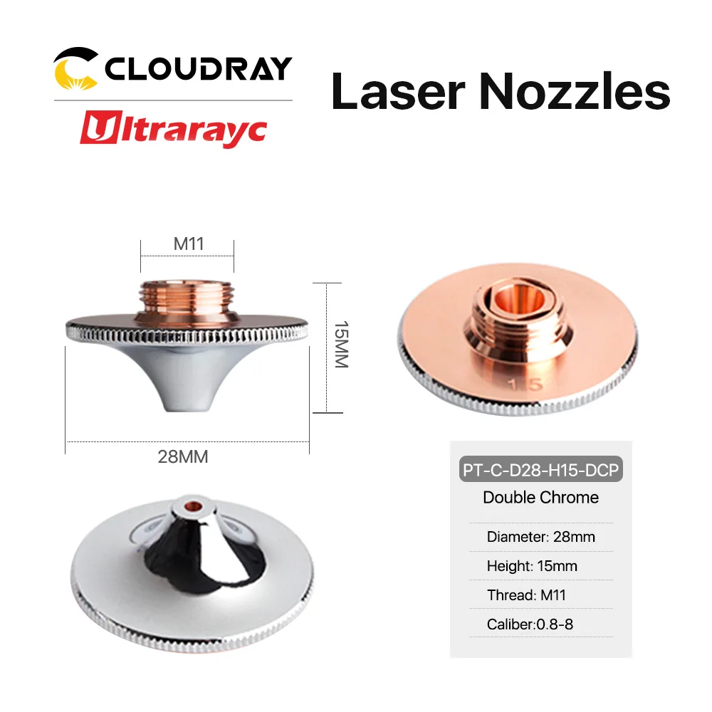 

Cloudray Ultrarayc сварочные сопла D28 0.8-6.0 мм 10 шт.