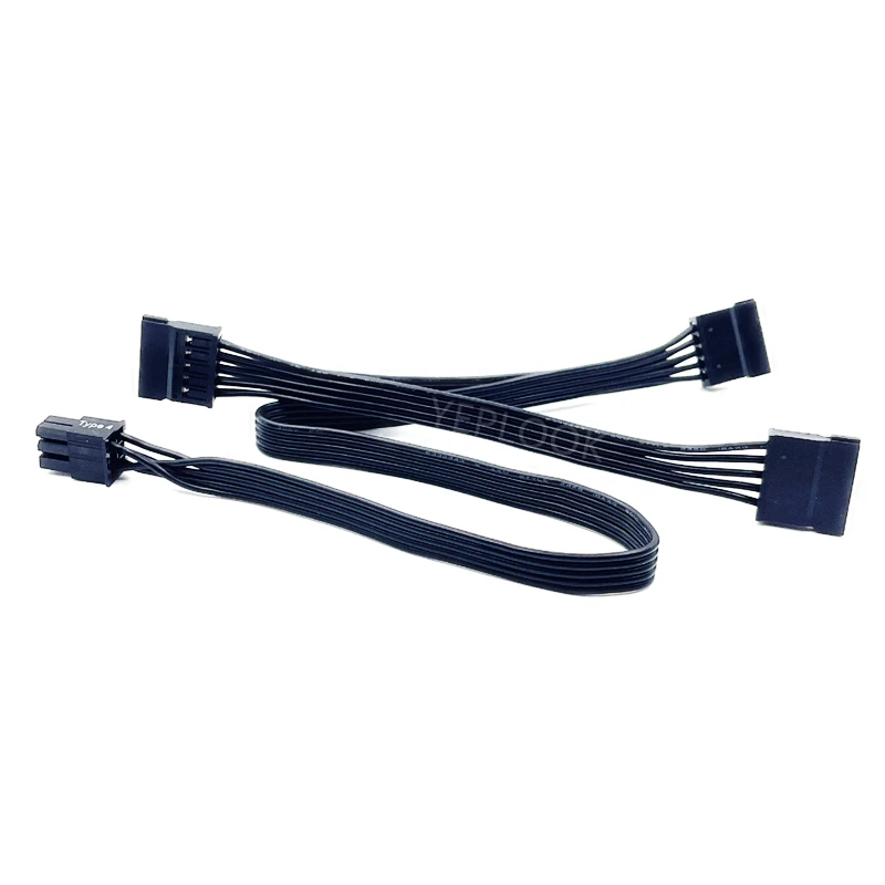 6pin к 3 SATA прямой HDD SSD кабель питания для Corsair RM1000x RM850x RM750x RM650x RM550x модульное питание