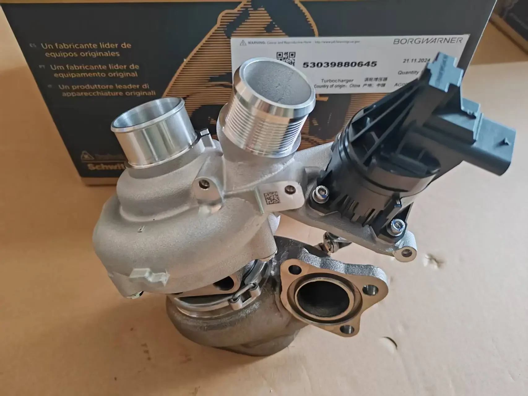 Фото Турбокомпрессор K03 53039880645 JL3Z-6K682-D JL7E-6K682-AB для BORGWARNER PAPTOR 3.5T №3