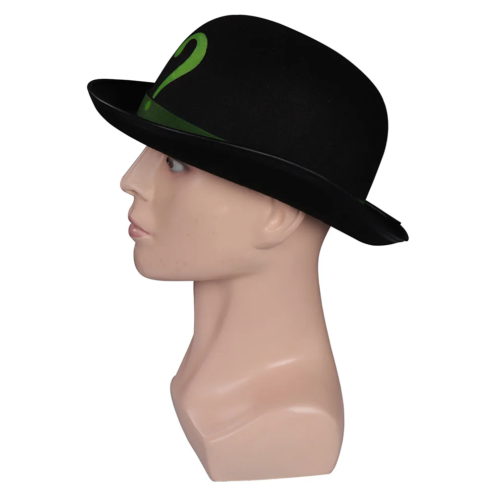 Маскировочная шляпа Riddler черная кепка с принтом фильма суперзлодей костюм для