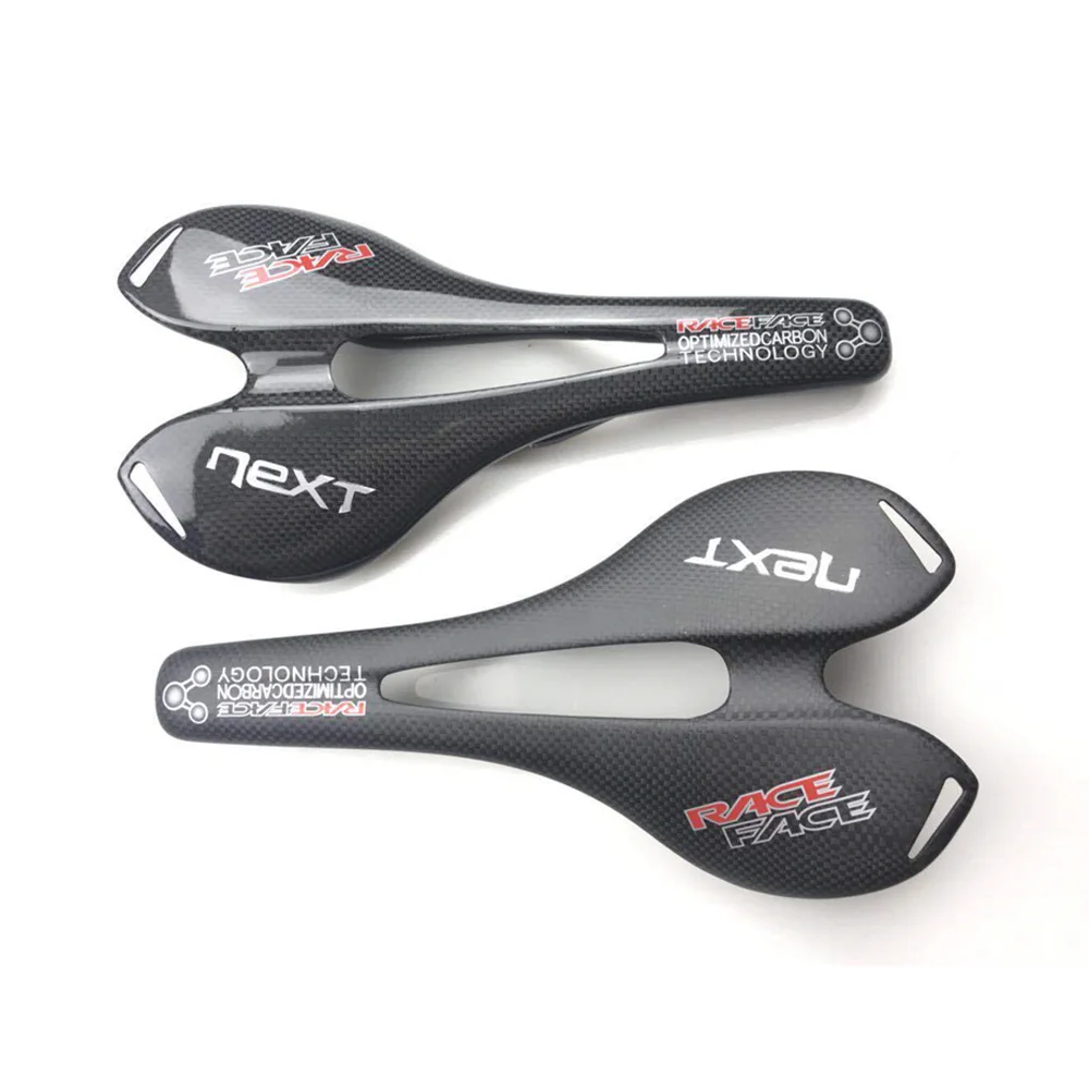 

Race Face NEXT Full Carbon Fiber Road MTB Bike Saddle Seat 3K Matte/Gloss Lightweight Cycling Parts 275X143mm