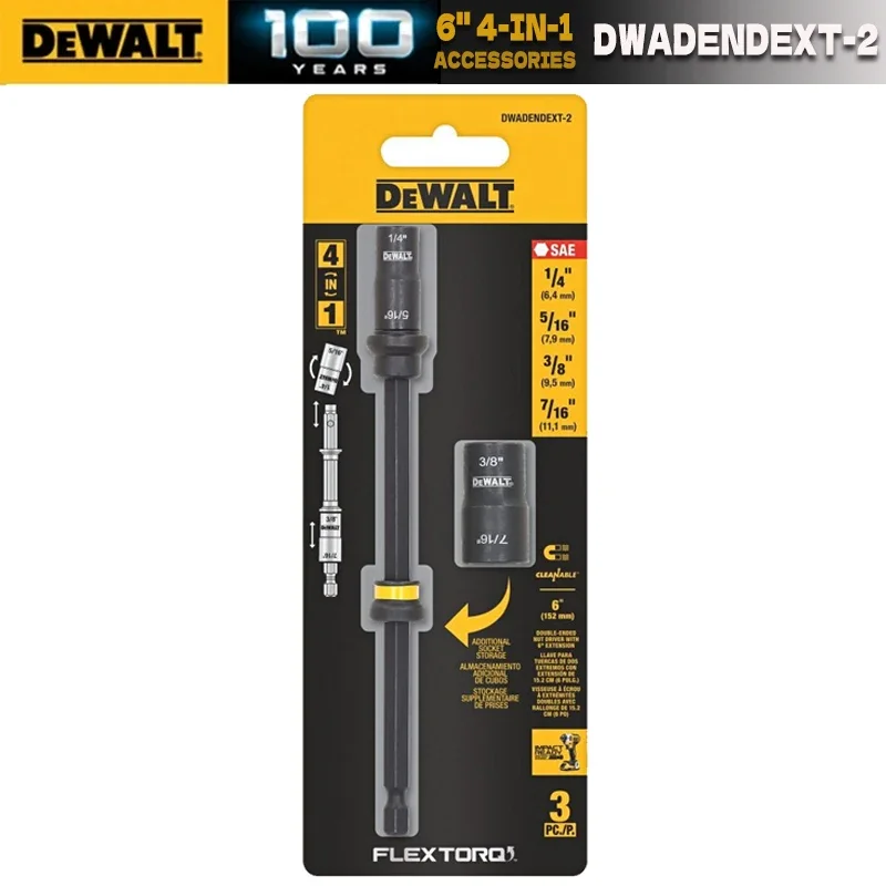 

DEWALT FLEXTORQ 6 дюймов 4-в-1 двойные приводы