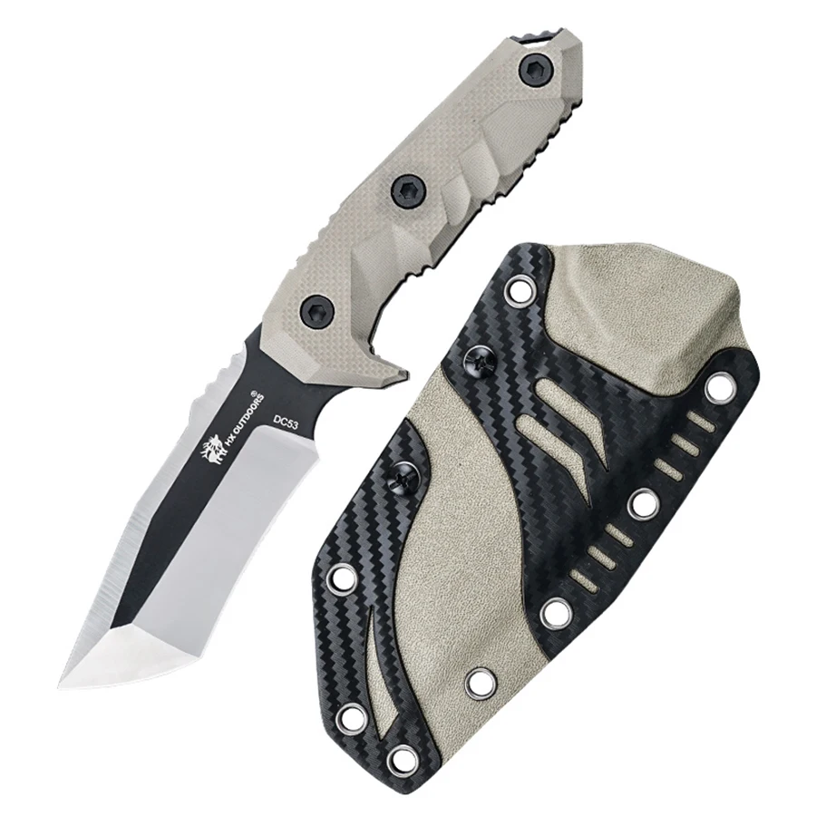 Hx наружный тактический нож для выживания наемника DC53 спасательные охотничьи