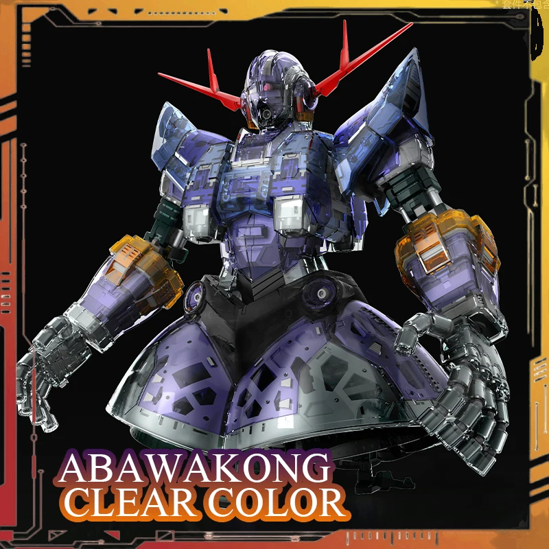 Фото Новая фигурка ABAWAKONG Enlarge RG ZEONG, прозрачная, MSN-02, аниме-фигурки, масштаб 1/100, сборная модель, пластиковые игрушки, подарок №1