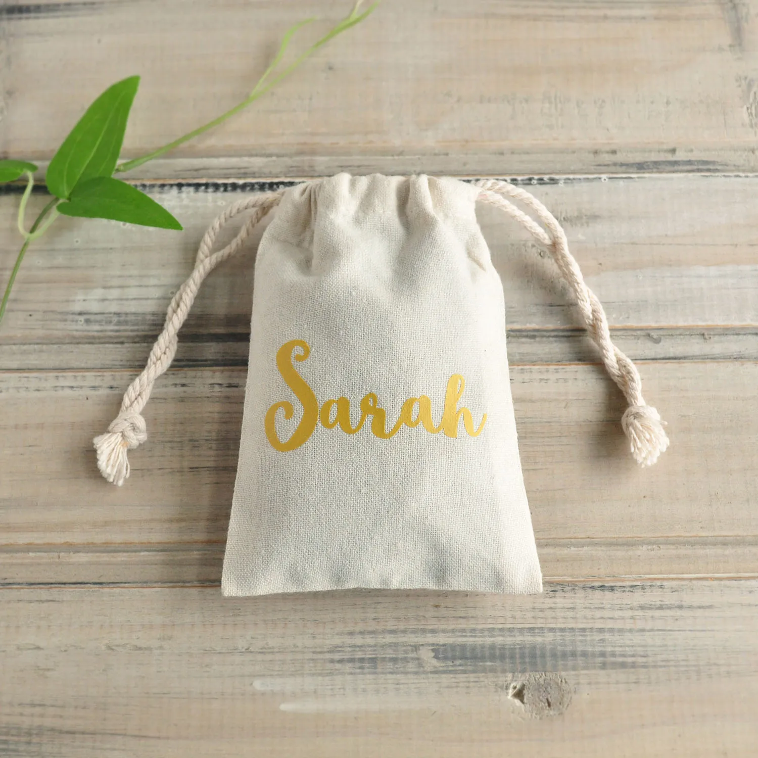 

10pcs Custom Name Cotton Burlap Canvas Gift Bags Wedding Candy Bag Drawstring Gift Bags Small Packaging Pouch Favors for Guests