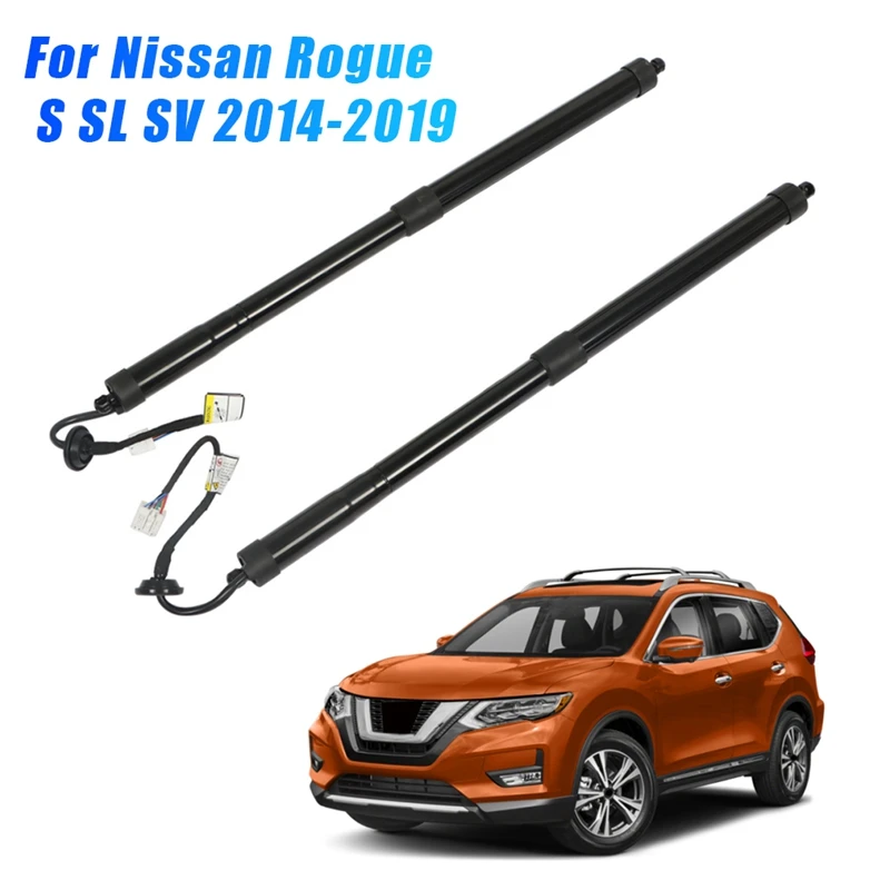 Силовой подъемник люка 2 шт. поддержка 90561-4BA1A 905614BA 4A запчасти для Nissan Rogue S SL SV 2014-2019