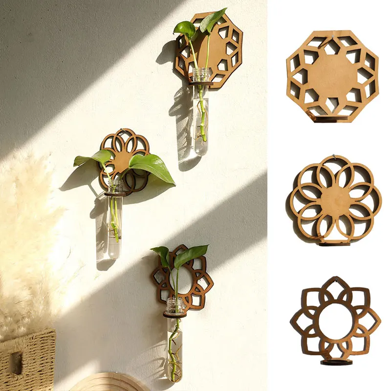 Настенная подставка для гидропоники стеллаж домашней гостиной цветочный горшок
