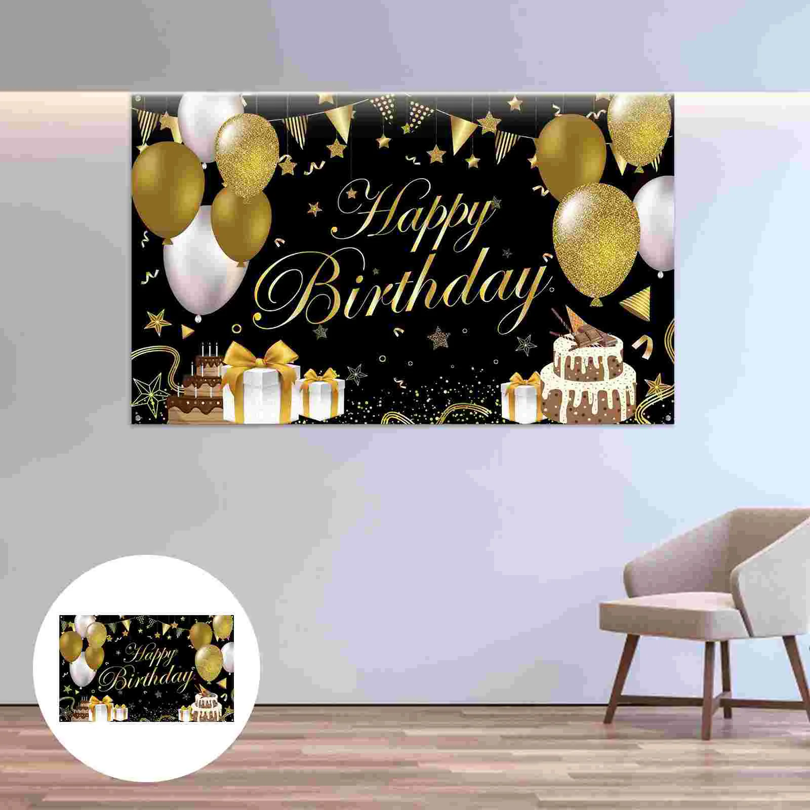 

1pc Banner Unique Fashion Decorative Banner Wall Hanging Banner Party Decoration