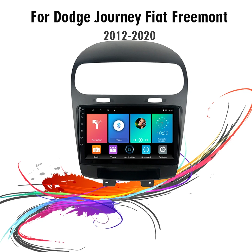 Автомобильный мультимедийный проигрыватель для Dodge Journey Fiat Freemont 2012-2020 2 Din 9 &quotAndroid