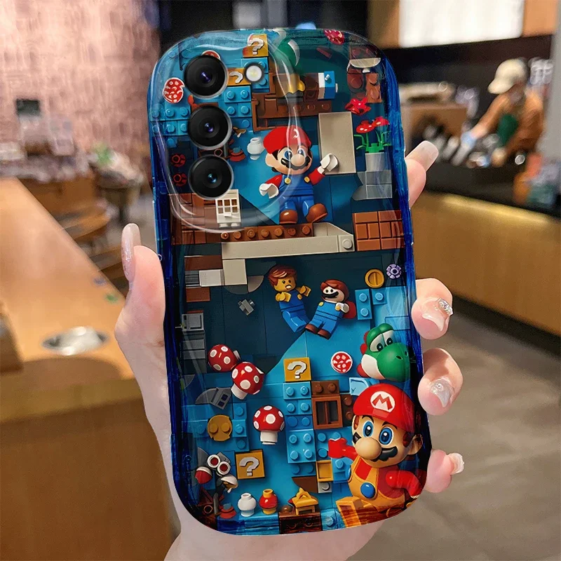 Фото Мягкий чехол с мультяшными грибами для Samsung Galaxy A33 A32 A31 A30 A20 A24 A23 A22 A21S A20S A14 A13 A12 5G A10S A04E A04 4G, чехол №3