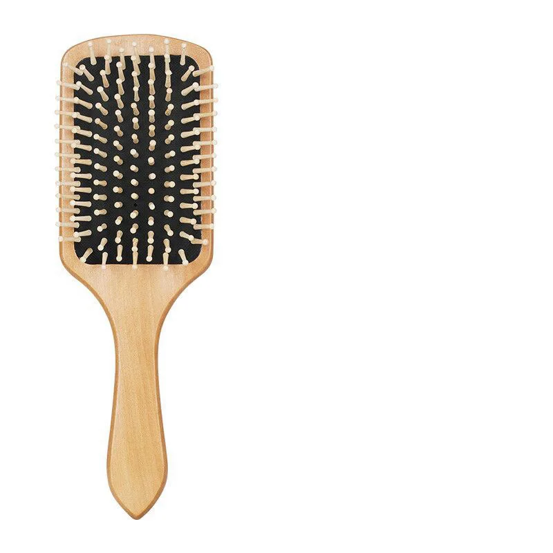 Деревянная расческа 1 шт. профессиональная Массажная щетка для ухода за волосами