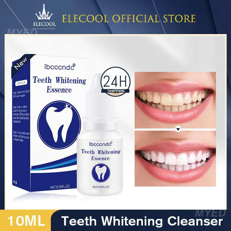 

1 Pcs Oral Hygiene Teeth Whitening Serum Plaque Stains Tooth Bleaching Toothwashing Fluid Toothpaste Care TSLM1