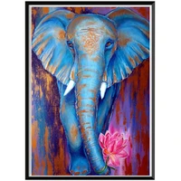 elephant hanging painting 5d diy diamond painting cross stitch set color painting diamond embroidery home decoration painting ho