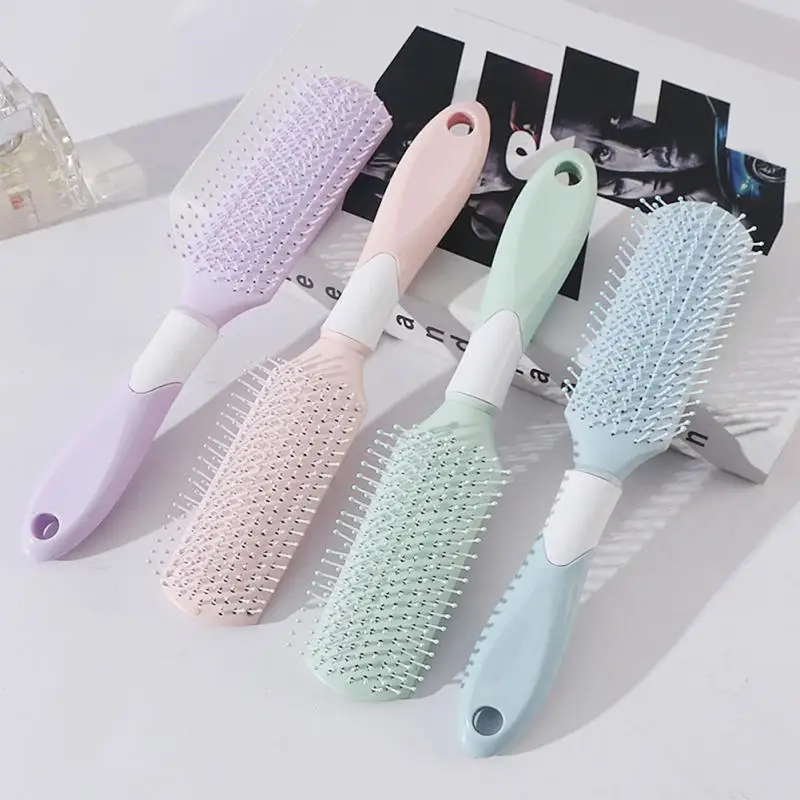 

EELHOE Hair Brush Scalp Massage Comb Hairbrush Nylon Women Wet Curly Detangle Hair Brush For Salon Hairdressing Styling Tools