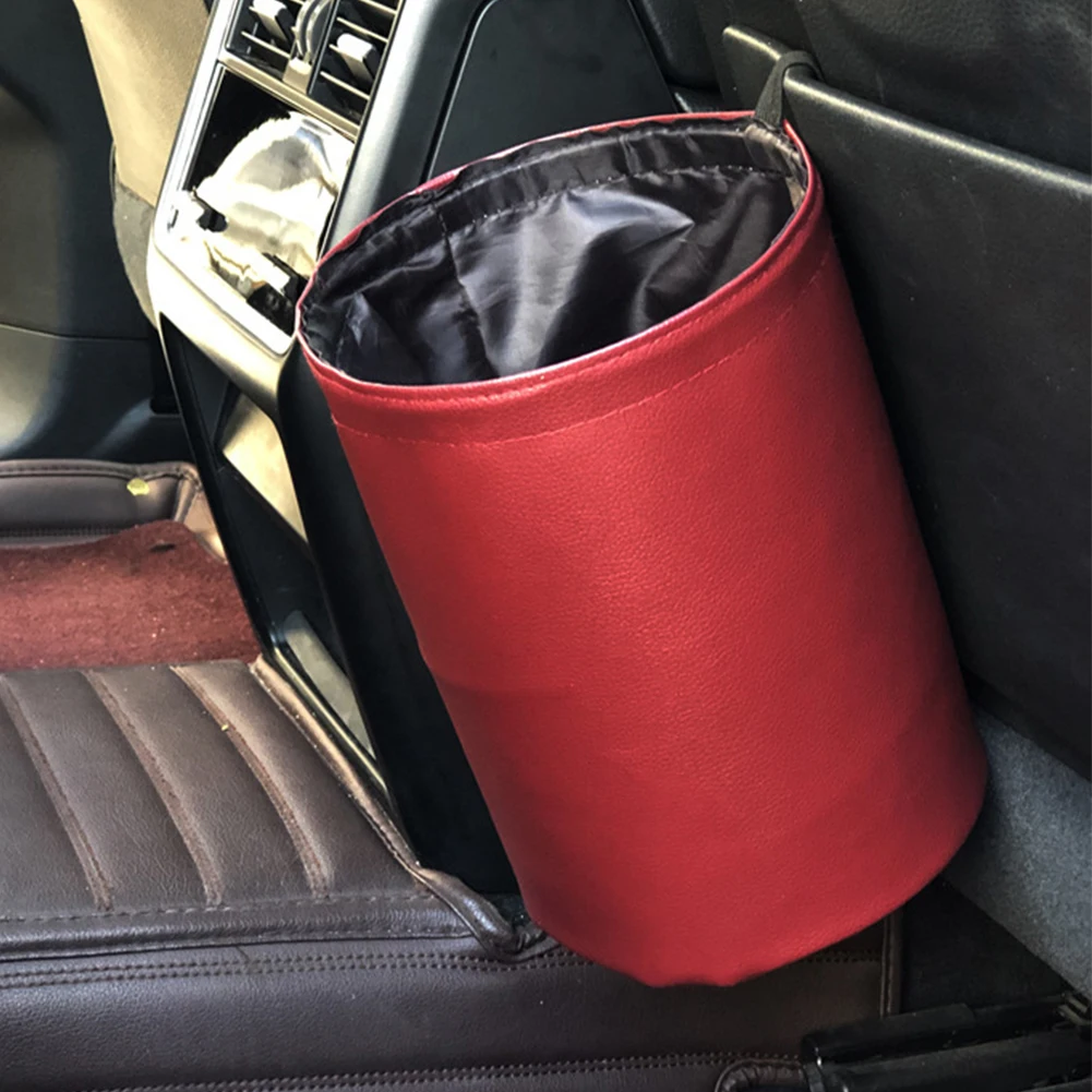 

Двухслойная Автомобильная корзина для хранения, внутренний складной контейнер для мусора, органайзер для отходов, держатель, водонепрониц...