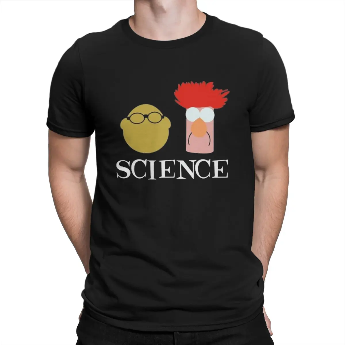 

Science Men TShirt Sesame Street Puppet Show O Neck Tops 100% Cotton T Shirt Humor High Quality Gift Idea
