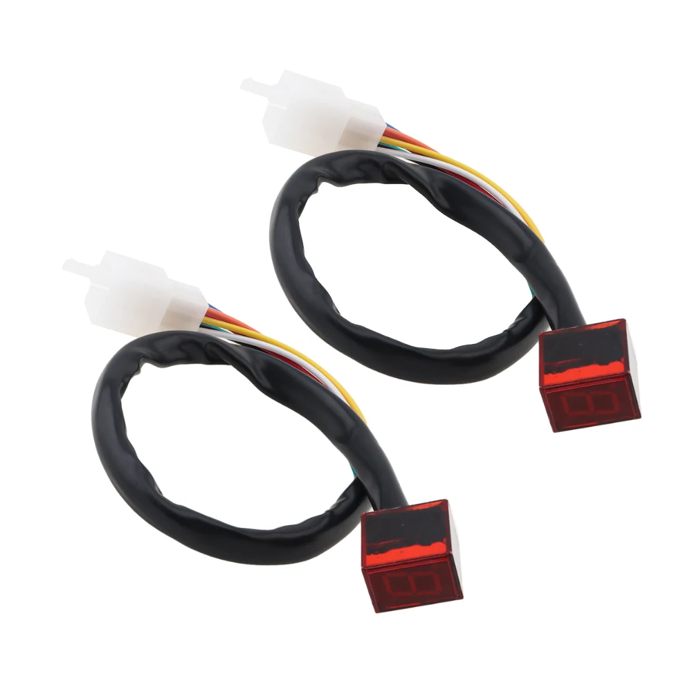 

1/2/4/10 шт. красный светодиод, универсальный цифровой индикатор передач, дисплей для мотоцикла, простая установка, 5 передач