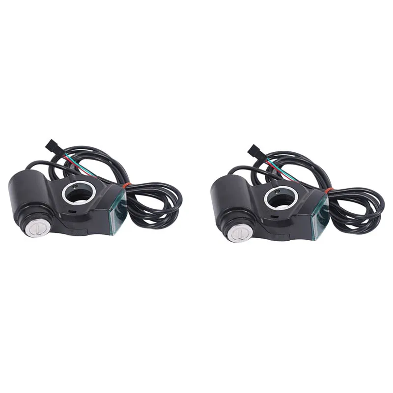 

2Pc Electric Scooter Ignition Lock Key Cylinder Starter Switch Lock Electric Scooter Replacement Accessory For KUGOO M4