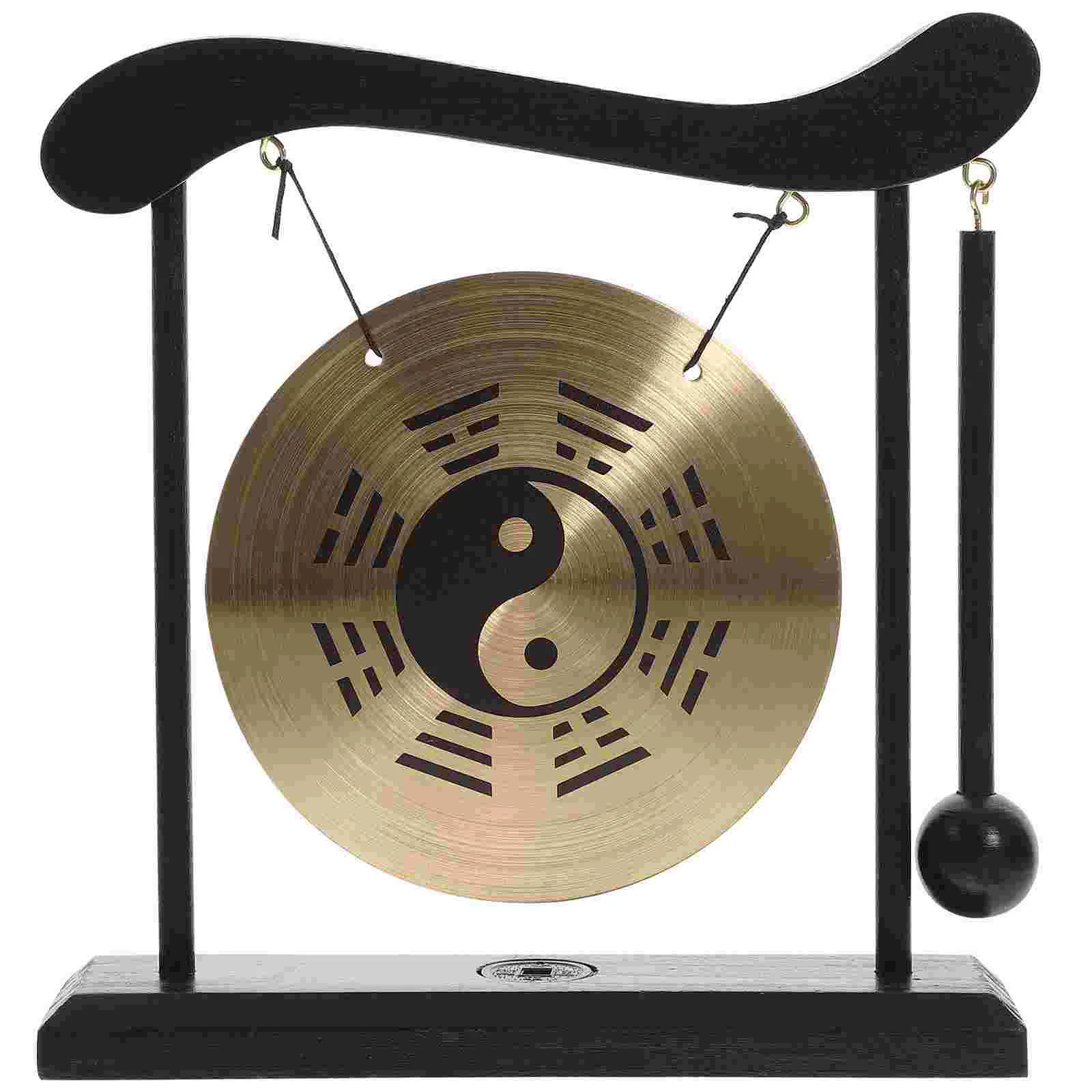 

Home Decor Desktop Decor Chinese Gong Bell Mini Gong Musical Gong Unique Gong Craft