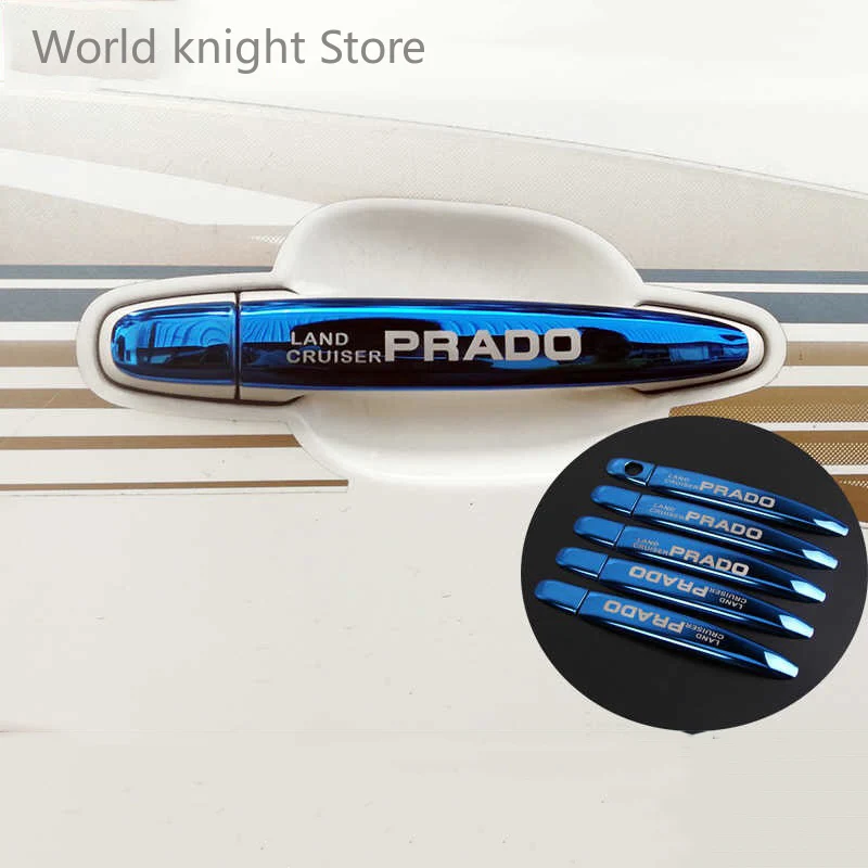 

Аксессуары для ToyotaLand Cruiser Prado LC120 FJ120 2003-2009, стальная крышка дверной ручки, боковая крышка двери