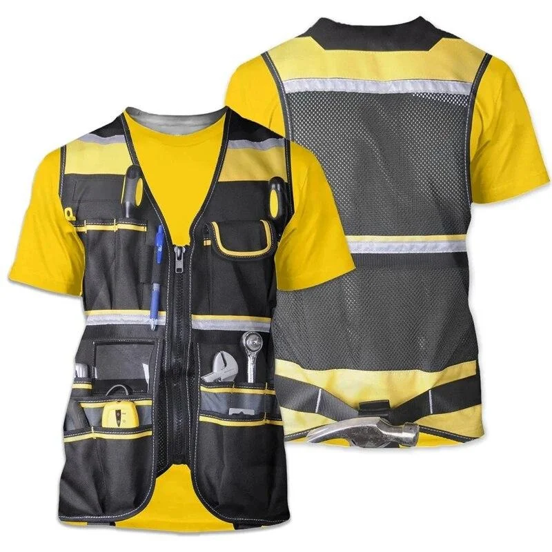 Футболка с забавным принтом пожарного для мужчин юмористическая ролевая игра в