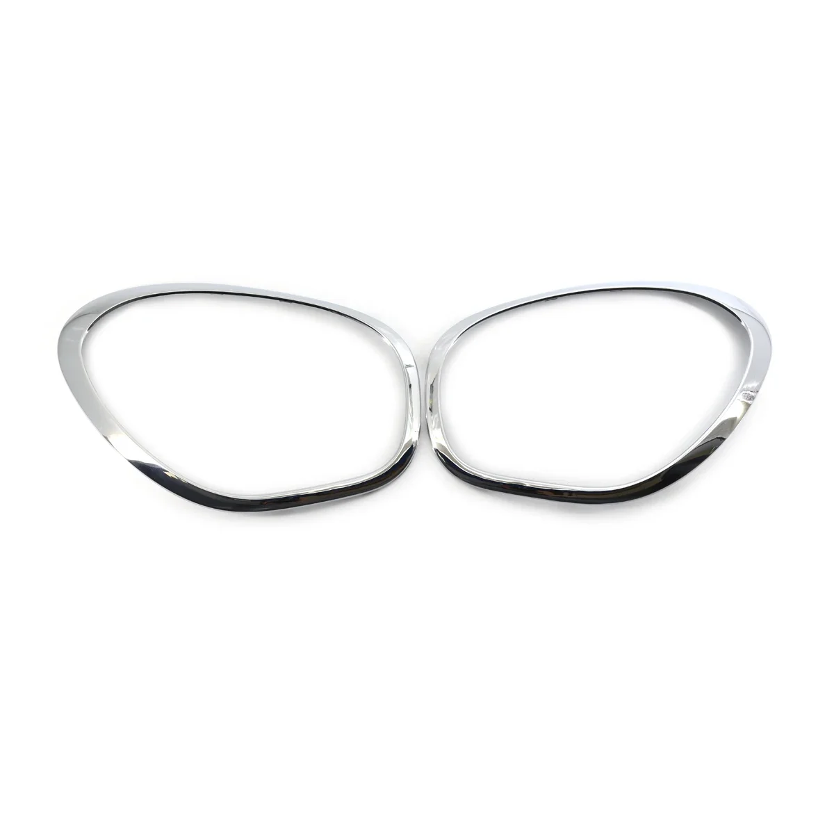 Хромированная накладка на переднюю фару, накладка на ободок, левая и правая Накладка для MINI Cooper R60, Countryman S, ALL4, 11-16, 51139801573, 51139801574