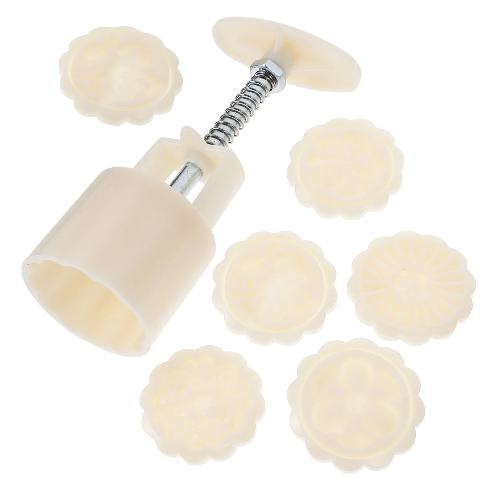 

Compression Molding Machine Moon Cake Stamp For Cookie Chinese DIY Decorative Pattern Baking Hand-press