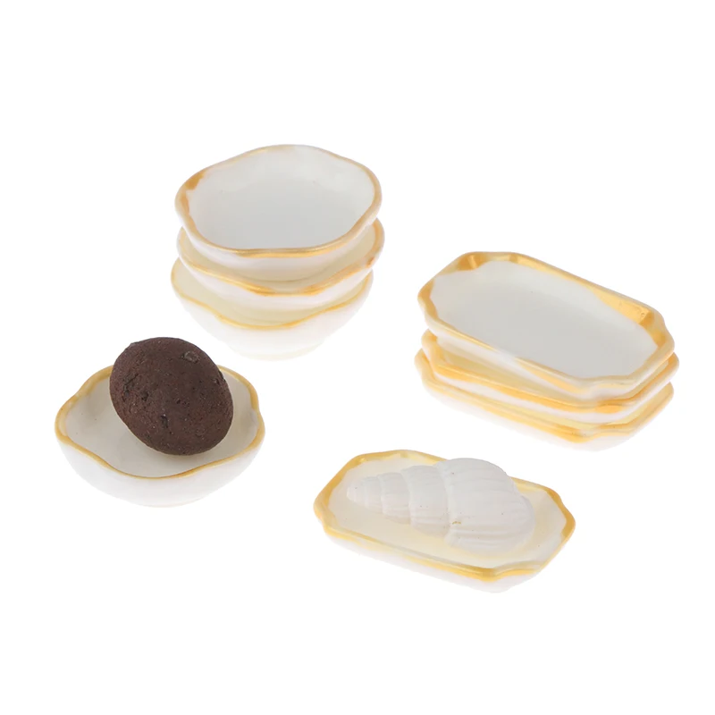 

4 шт., поднос для кукольного домика