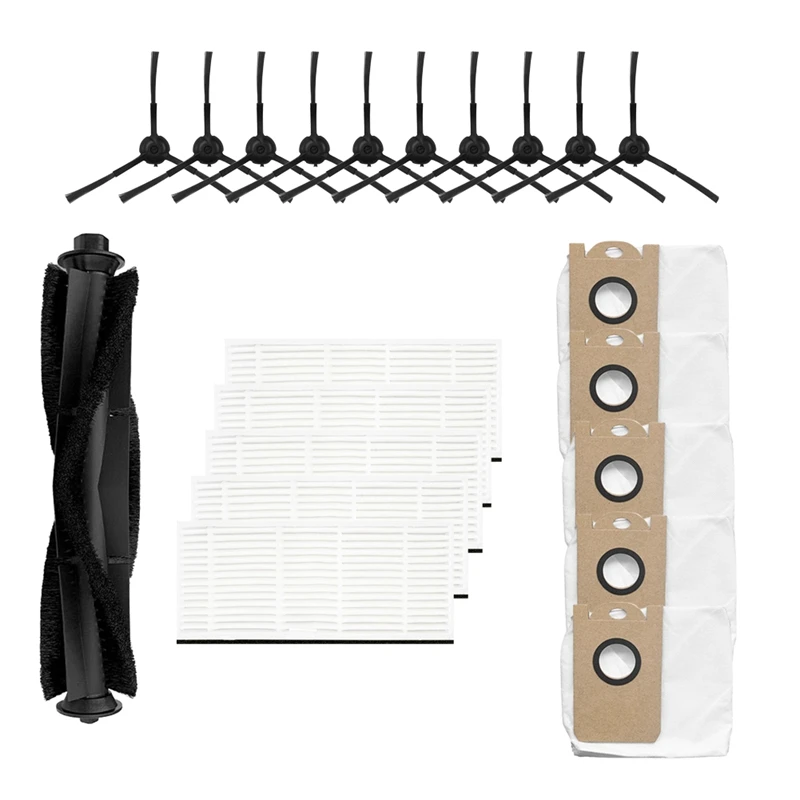 

Main Rolling Brush Side Brushes Filters Dust Bags For Viomi S9 Vacuum Cleaner Accessories Replacements Parts