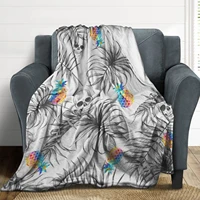 fleece throw blanket plush soft blankets for couchsofabed office nap air conditioning throws hiking picnic 60x50 inches