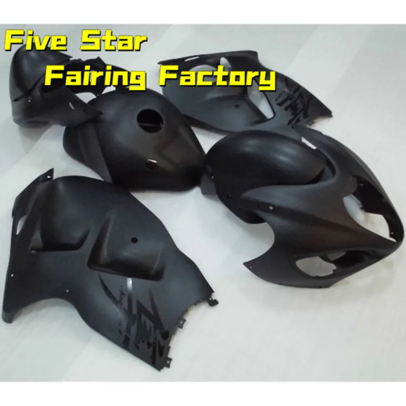 Комплект обтекателей для мотоцикла Suzuki Hayabusa GSX1300 R 1997-2007 1997 2006 GSX1300R, инъекция кузова, матовый черный корпус