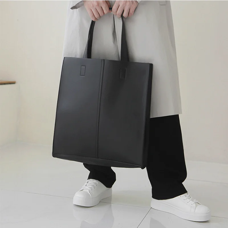 

Men Quality Leather Letter Shoulder Bags for men 2022 Luxury Handbags Women Bags Designer Fashion Large Capacity Tote Bag