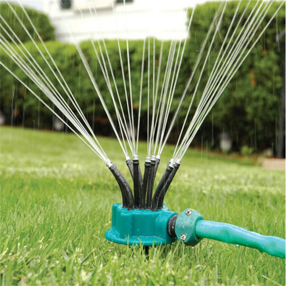 

Nozzle 360 Degree Save Water Adjustable Autictoma Multi-head Irrigation Accessories Watering Nozzle Garden Gardening Sprinkler