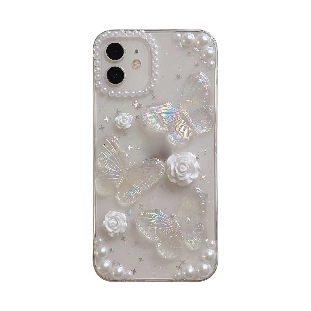 

Factory Direct Selling for iphone 13 11 12 Pro Max X XS Max XR 8 7 plus Se 2020 Glitter Soft Cover Cute 3D Candy Colors Bear Pho