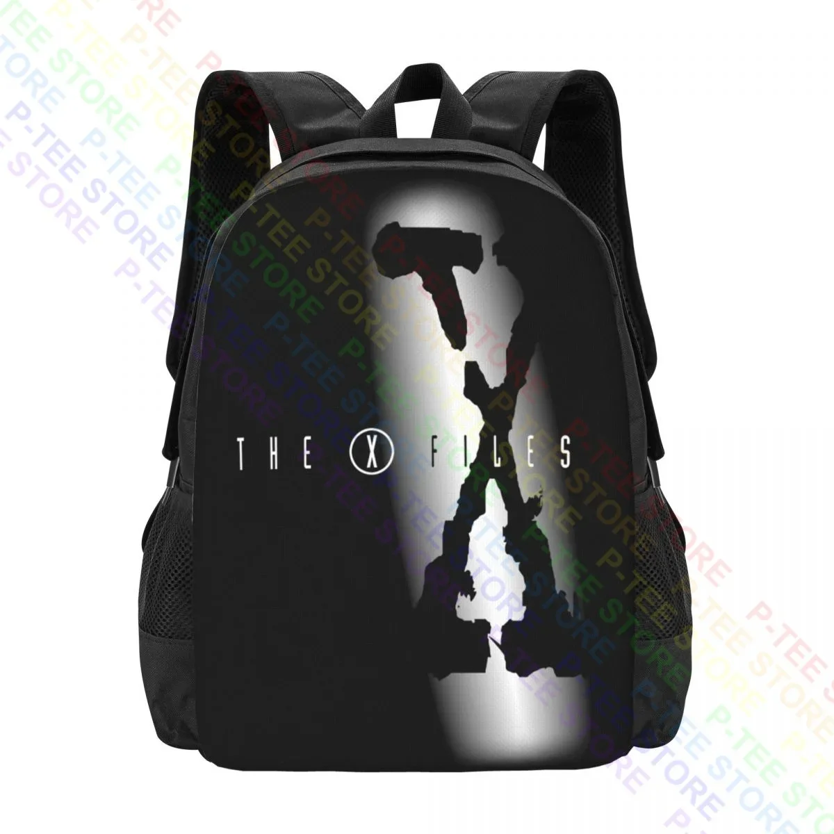 Рюкзак с логотипом фильма X-Files большой вместимости в школьном спортивном стиле