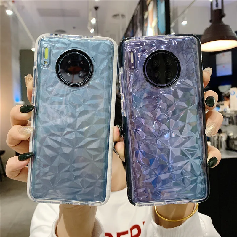 

Soft Solid Color Transparent Simple Rear Cover Mobile Phone Case for Huawei Mate20 Mate30 Mate40 Pro P20 P30 P40 Pro Honor30 Pro