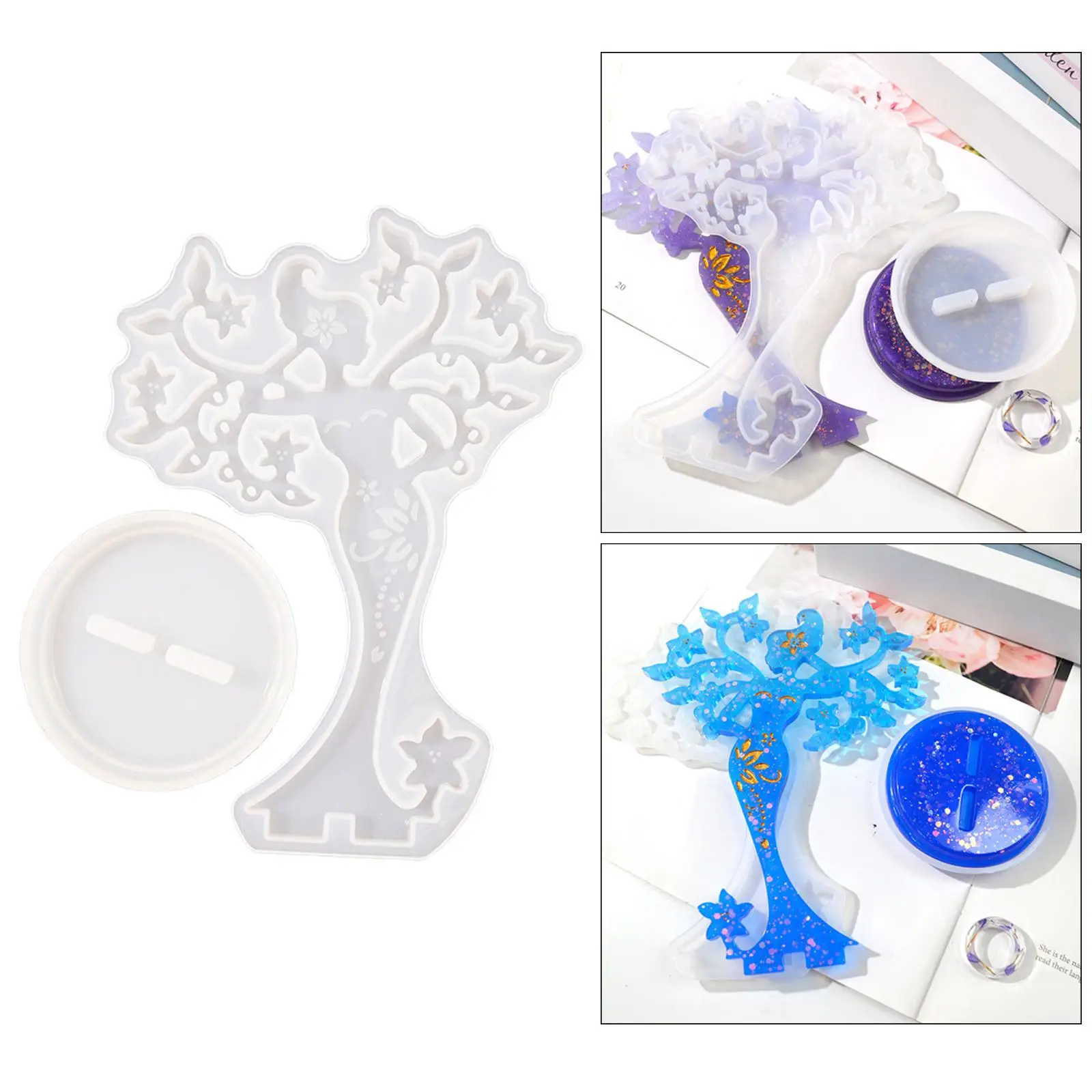 

Resin Casting Mold Jewelry Display Rack DIY Shape Necklace Hanger