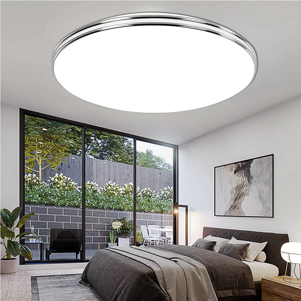 

LED Ceiling Light 72W 36W 24W 18W 12W Down Light Surface Mount Panel Lamp AC 220V Modern 3 Colors Lamp For Home Decor Lighting