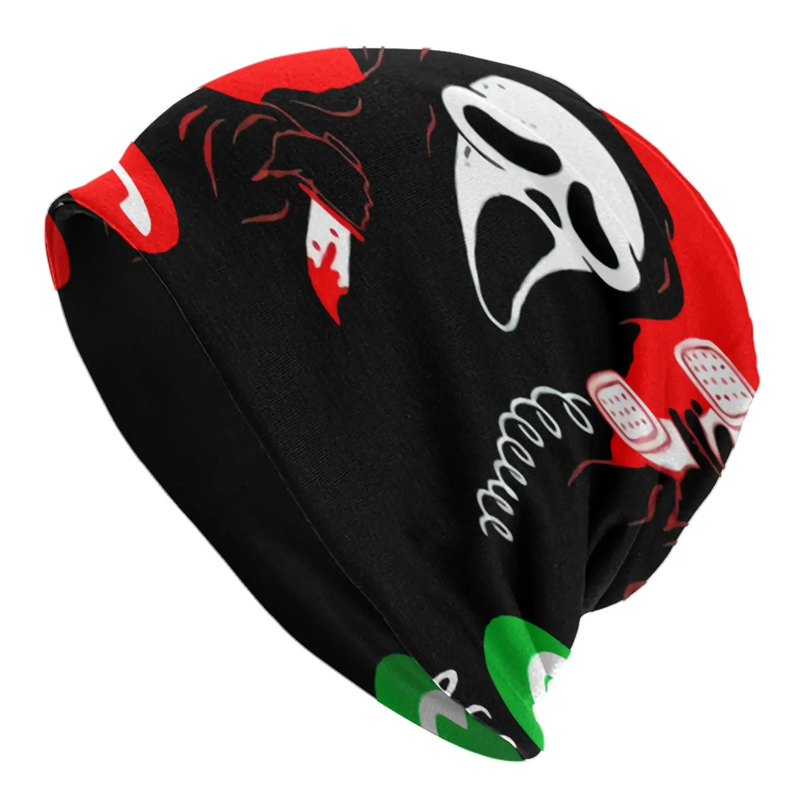 

Женская вязаная шапка Ghostface, Балаклава с призраком и функцией привидения, берет, летняя Панама