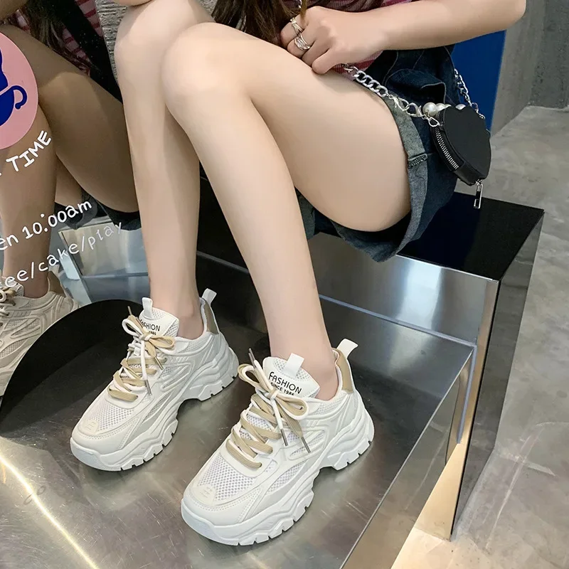 Женские кроссовки 2024 новые модные массивные женская уличная теннисная