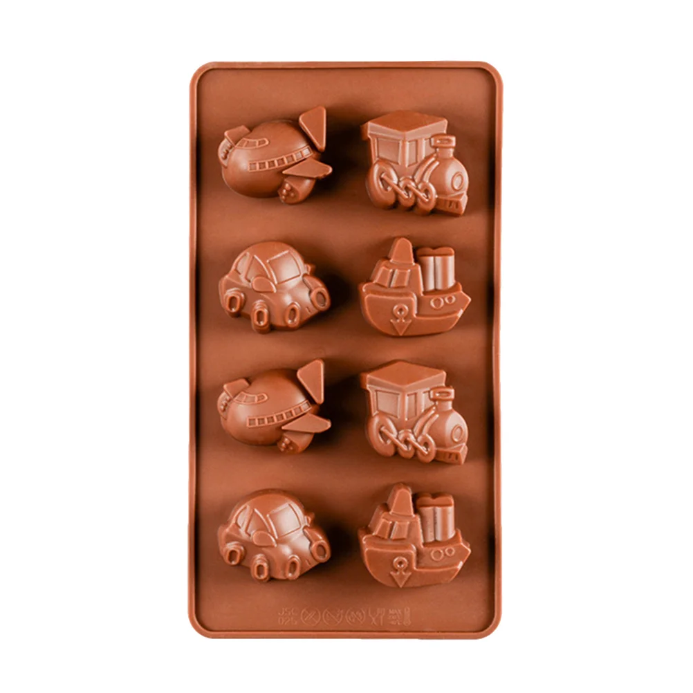

Mold Molds Silicone Cake Candy Tray Baking Chocolate Gummy Jelly Carstrays Shapedbread Diysoap Pan Train Decoration Car Party