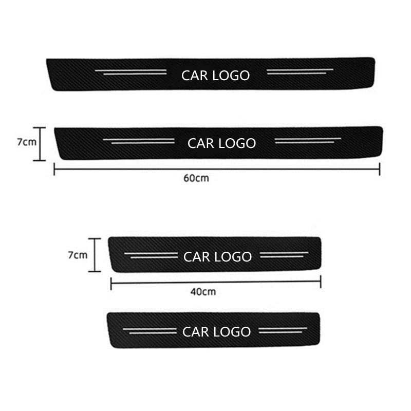 4 шт. защитная пленка из углеродного волокна для порога автомобиля Nissan Qashqai j11 j10 X