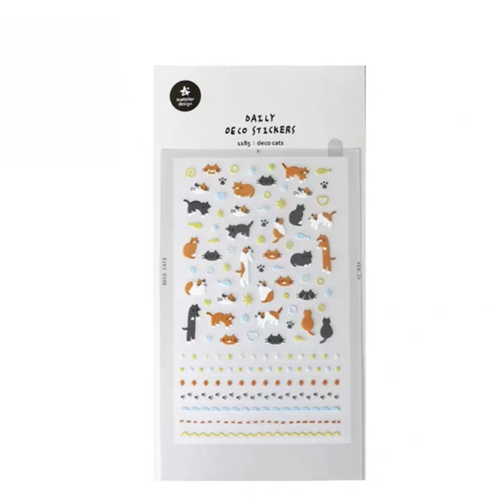 

Набор наклеек Suatelier Mini Cats Deco