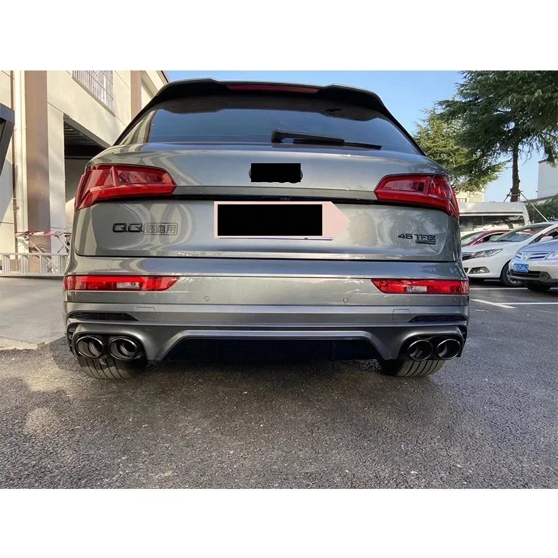 Задний диффузор для Audi Q5 FY Pre-facelift SQ5 Look с наконечниками выхлопных газов заднего