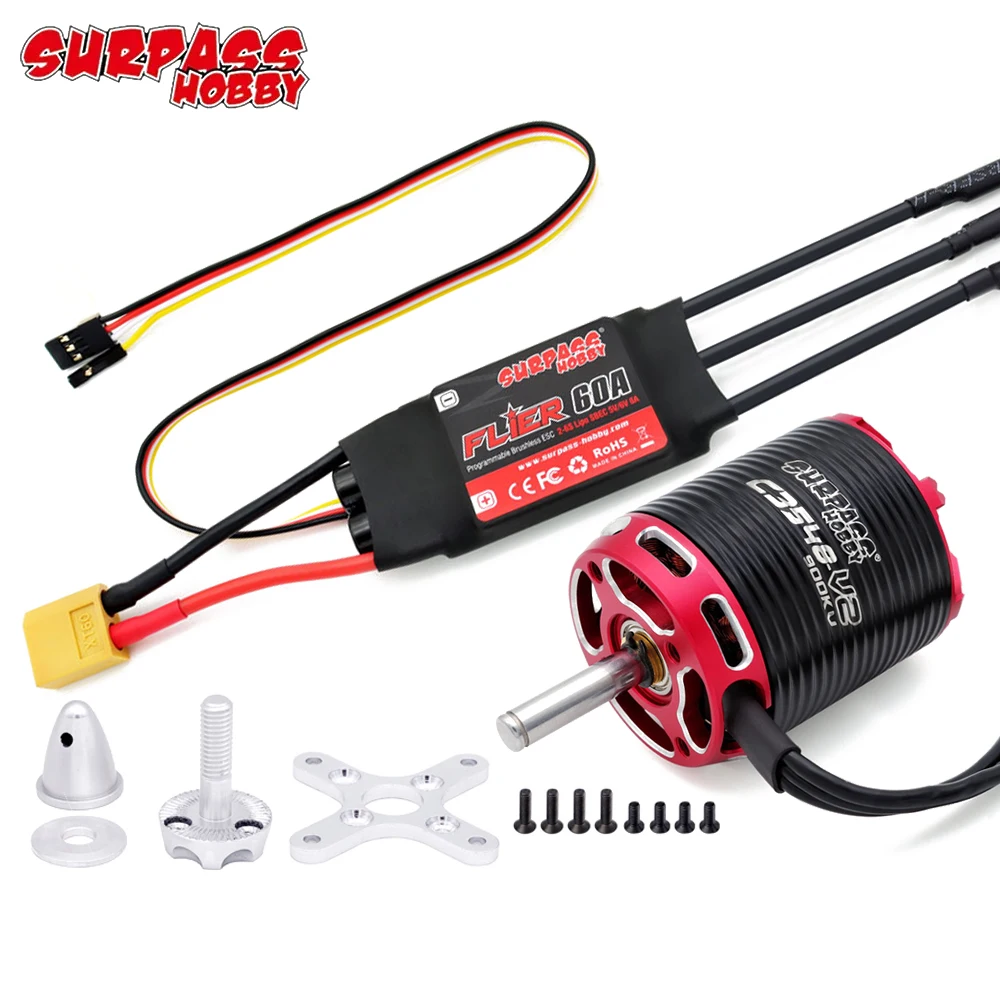 Surpass Hobby C3530 C3536 C3542 C3542 V2 14-полюсный бесщеточный двигатель с высоким крутящим моментом для самолета вертолета Surpass Hobby C3530 C3536 C3542 C3542 V2 14-полюсный бесщеточный двигатель с высоким крутящим моментом для самолета вертолета