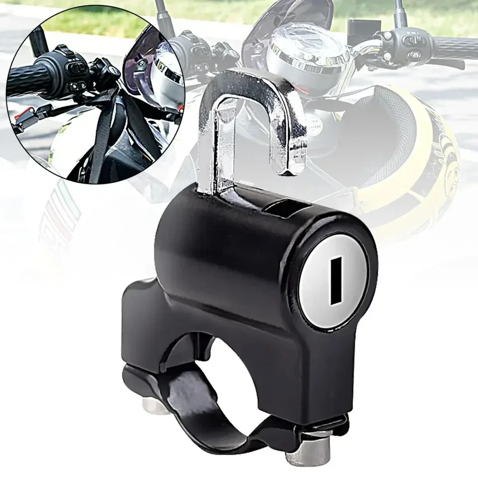 Противоугонный Замок Для Мотоциклетного Шлема Фиксированный Металлический