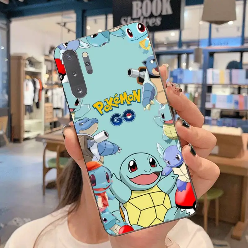 Pokemon Pikachu squirtle Phone Case For Samsung Galaxy Note20 ultra 7 8 9 10 Plus lite M51 M21 M31S J8 2018 Prime