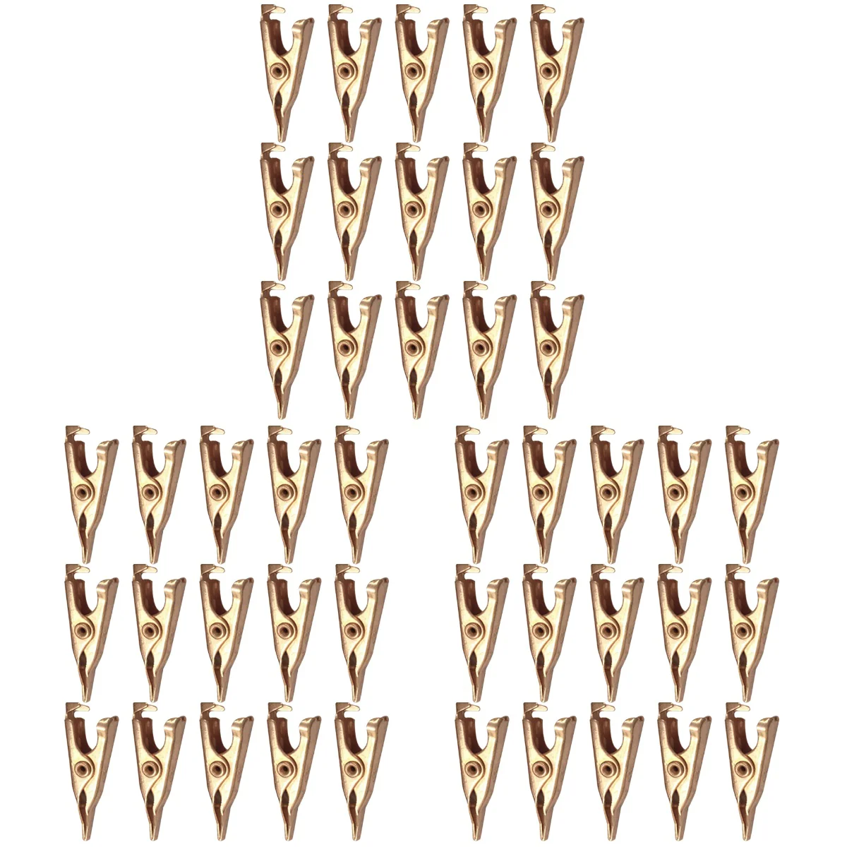 

45 Smoothing Jawed Alligator Clip Metal Crocodile Clamp Metal Clip with Microscopic Tip