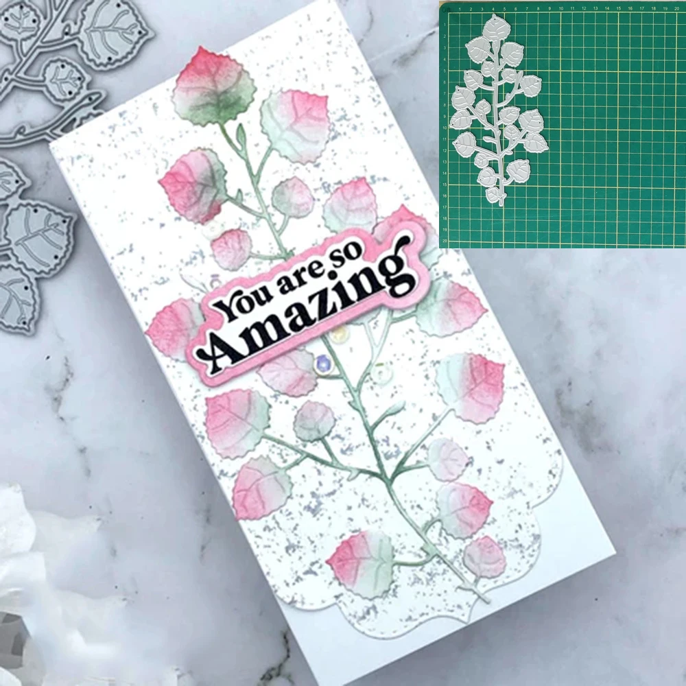 

2022 New Metal Cutting Dies leaf Stencil DIY Scrapbooking Embossing Album Paper Gift Cutting Die for Scrapbooking